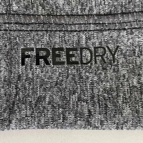 Eddie Bauer Motion Freedry Athletic SS Crew Nk Tech T Shirt Grey Blk Sz S NWOT - Picture 10 of 13